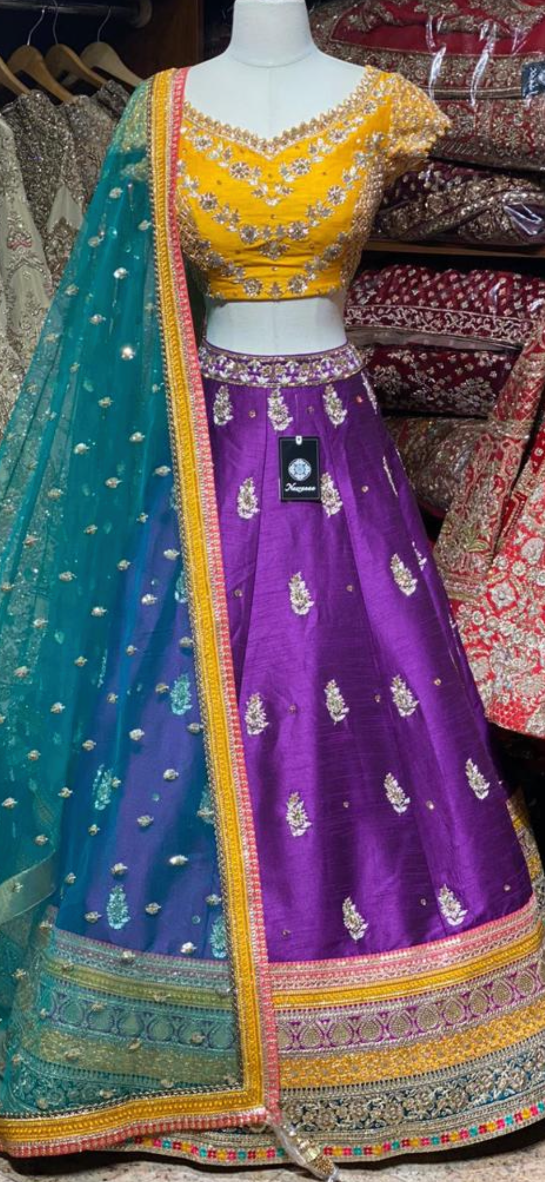 Violet Purple Party Wear Lehenga PWL- 038