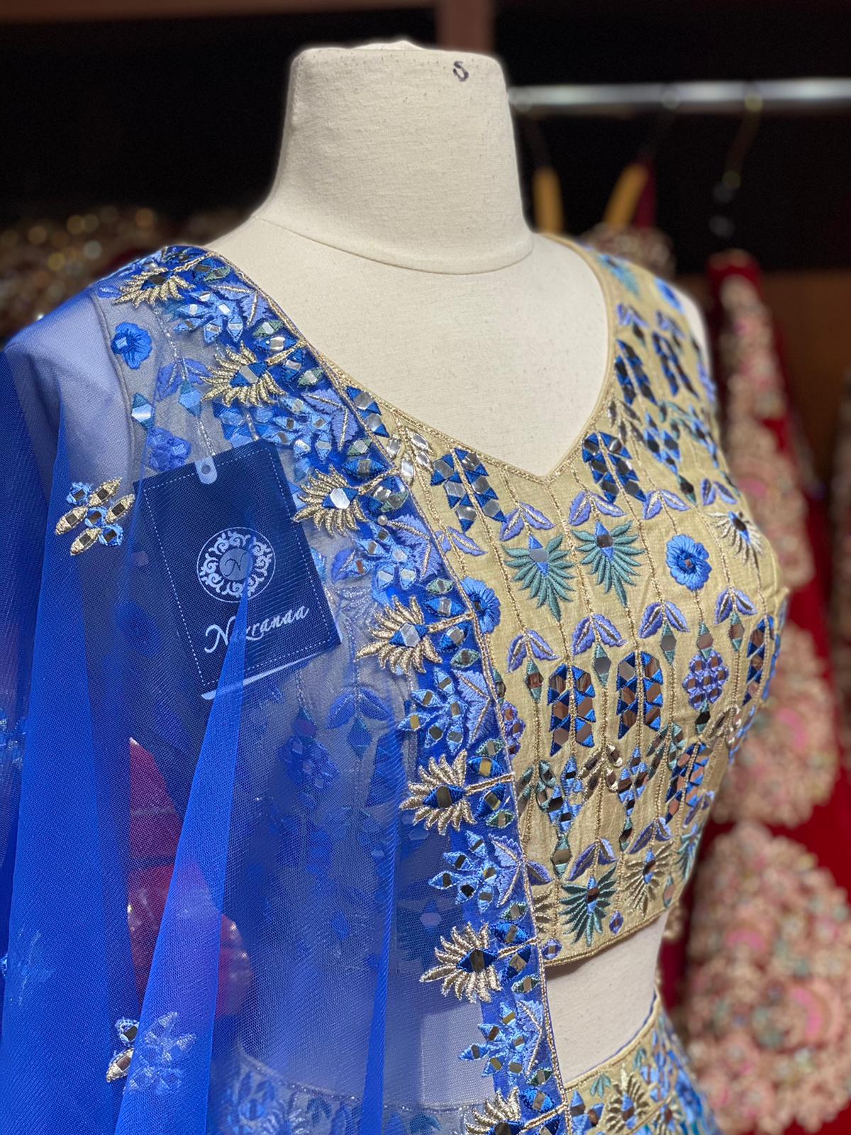 Pacific Blue Unmissable Rangaadi Party Wear Collection PWC-016