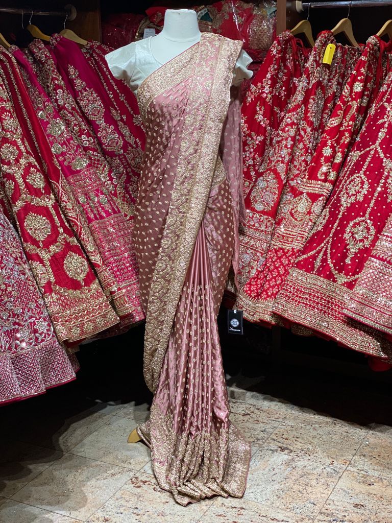 Rouge Pink Saree PWS-102