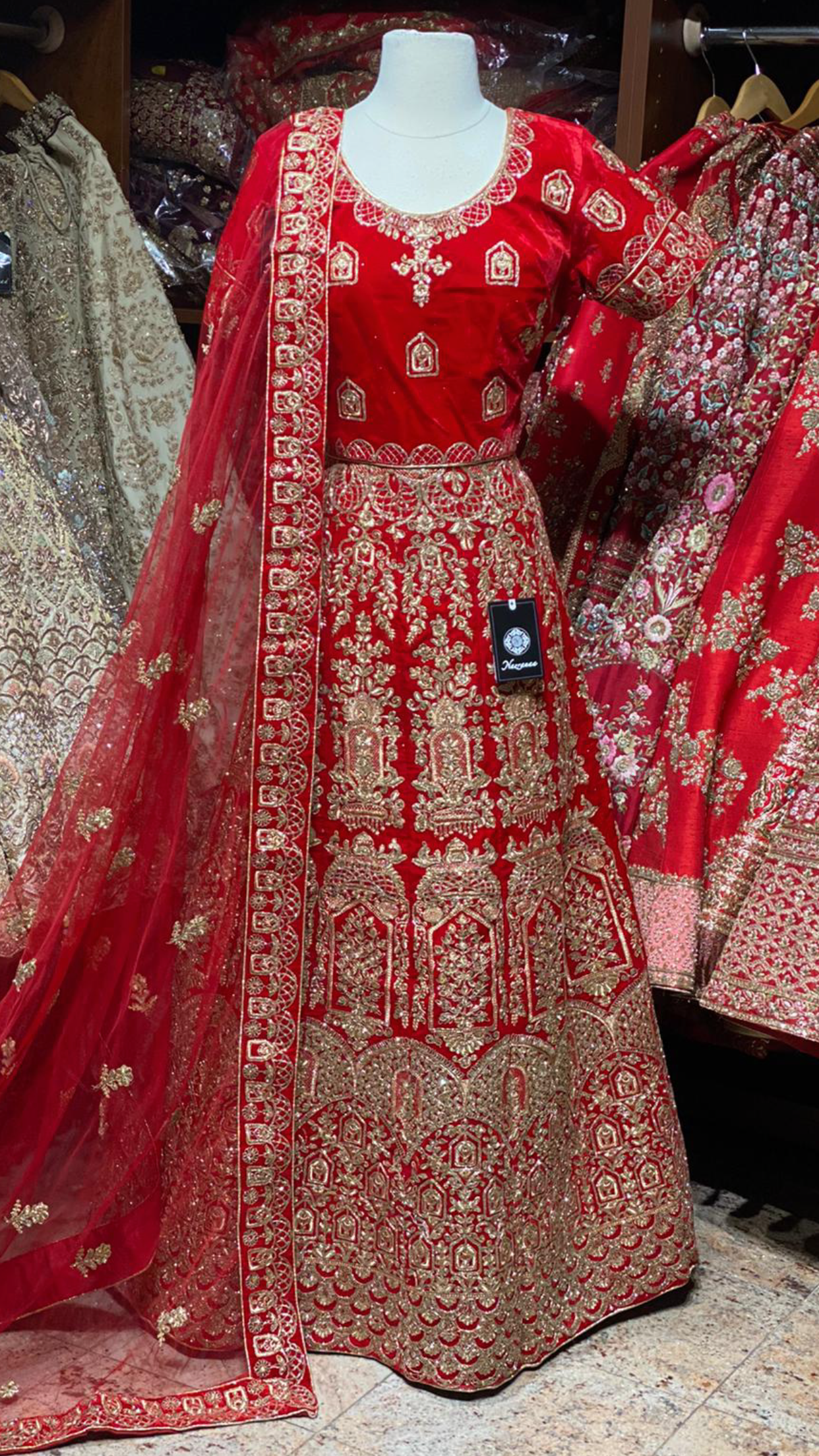 Imperial Red Party Wear Lehenga PWL- 011