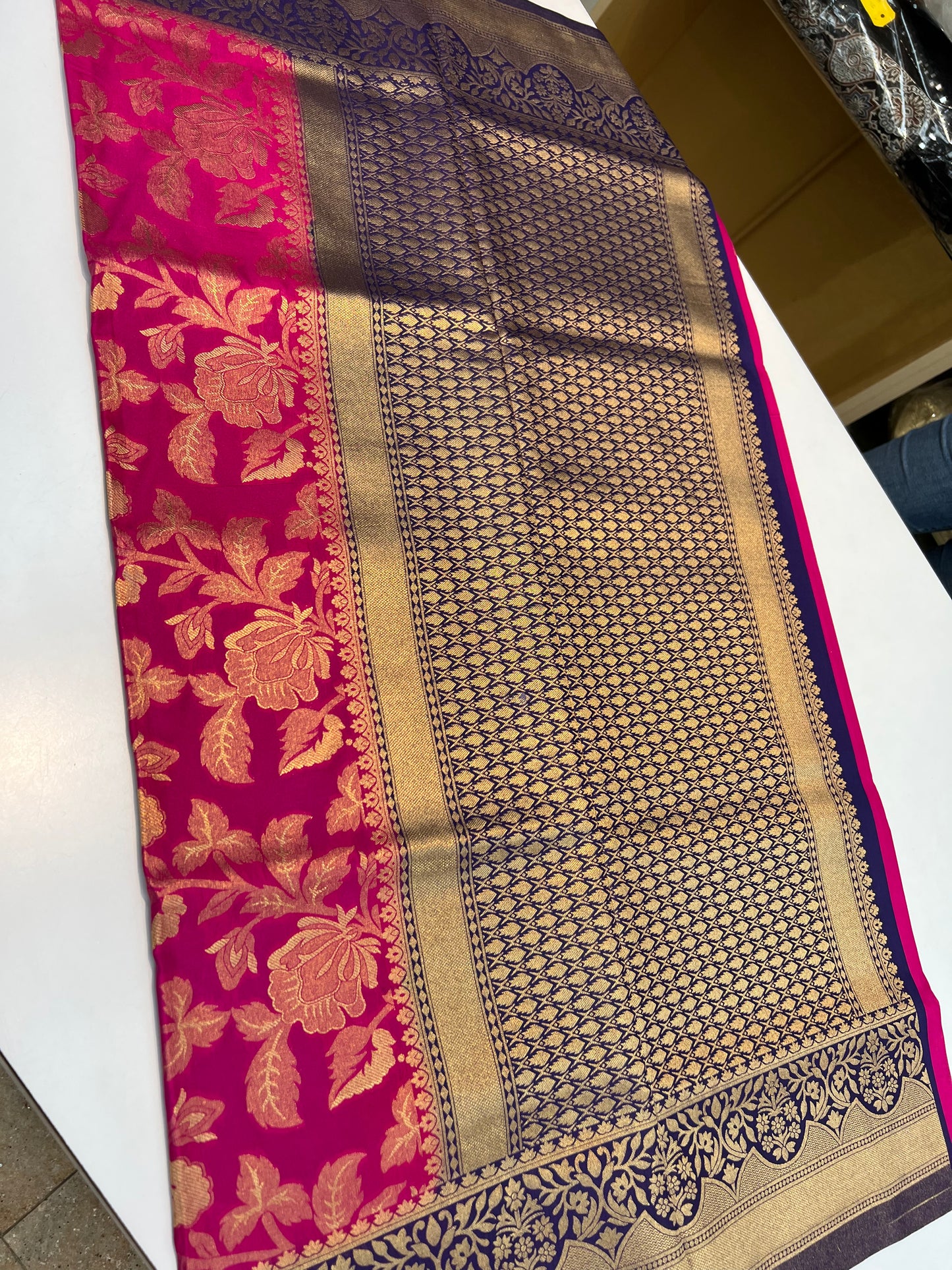 Blended Banarasi Saree-001