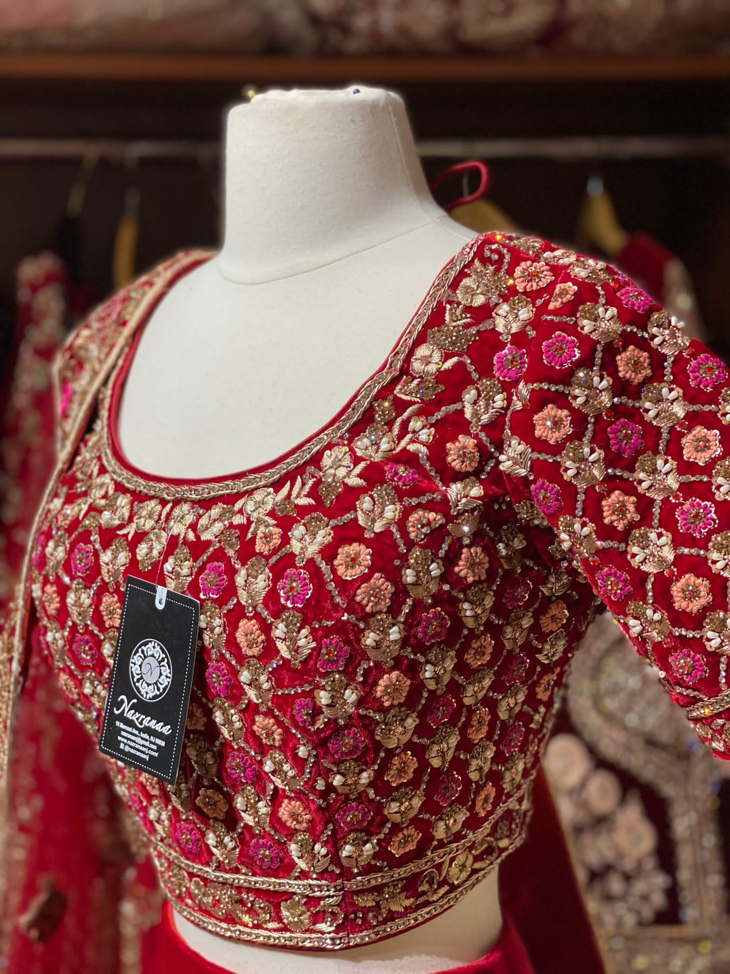 Rosewood Red Persian Bridal Collection -29