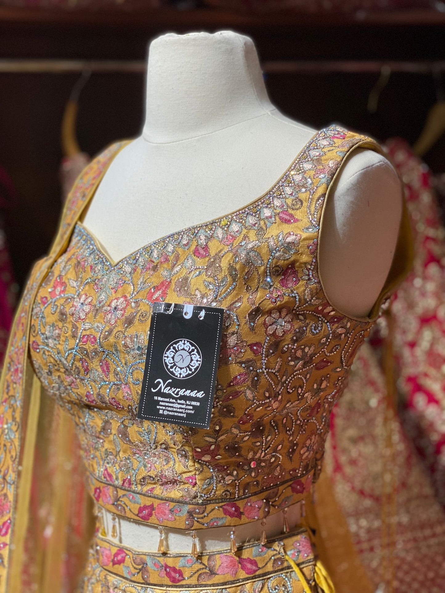 Jasmine Yellow Digital Print New Era Party Wear Collection PWL-236