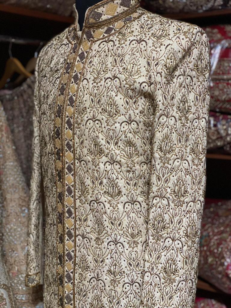 Majestic Gold Groom’s Size 40 Sherwani