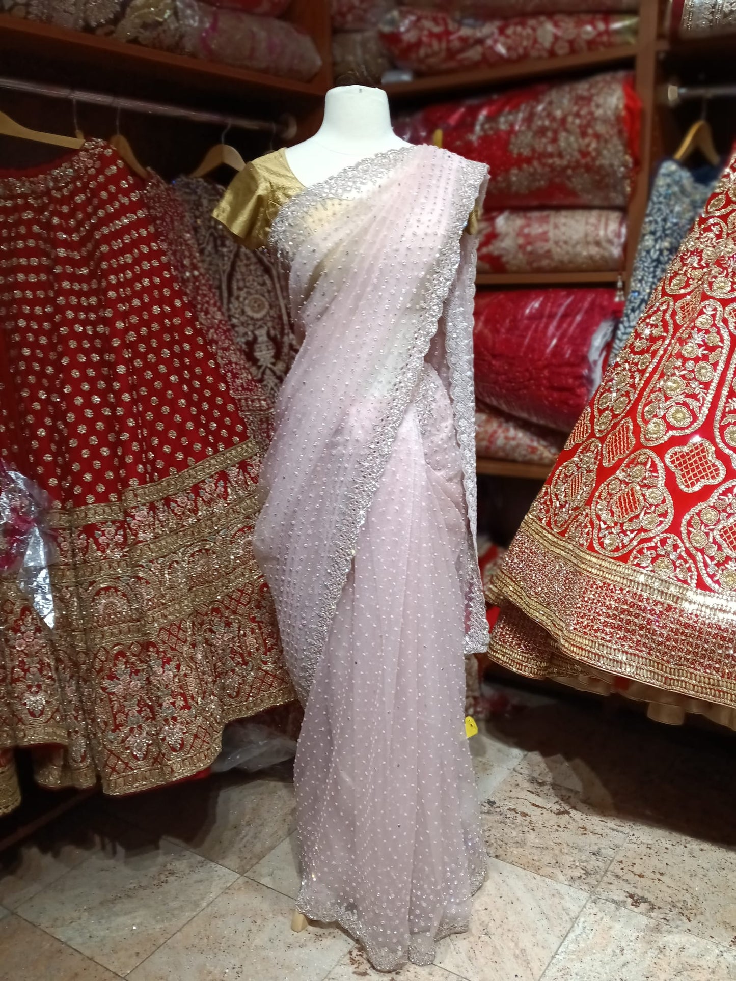 Bubblegum Pink Saree PWS-160