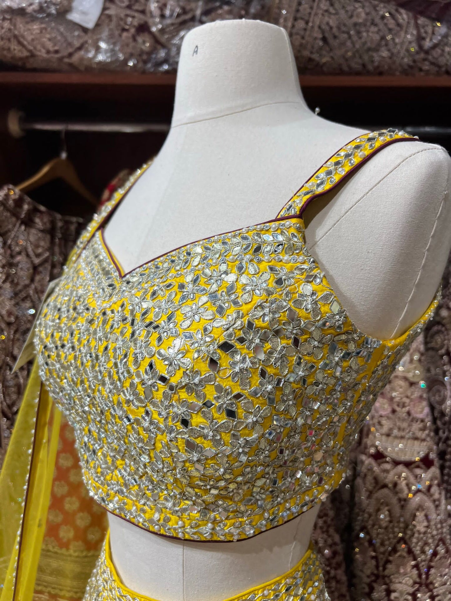 Saffron Yellow New Era Party Wear Collection PWL-590