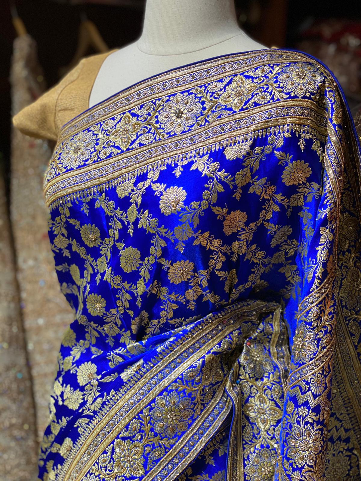 Pure Silk Banarasi Bridal Saree