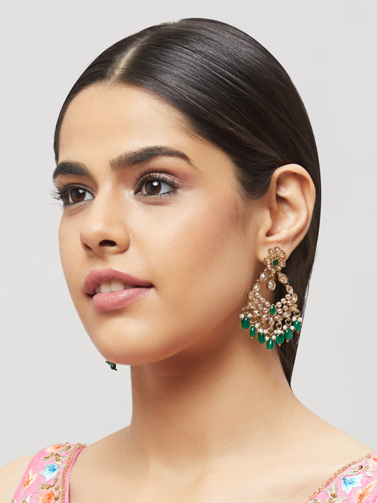 Kundan Pearl Earring ERD2