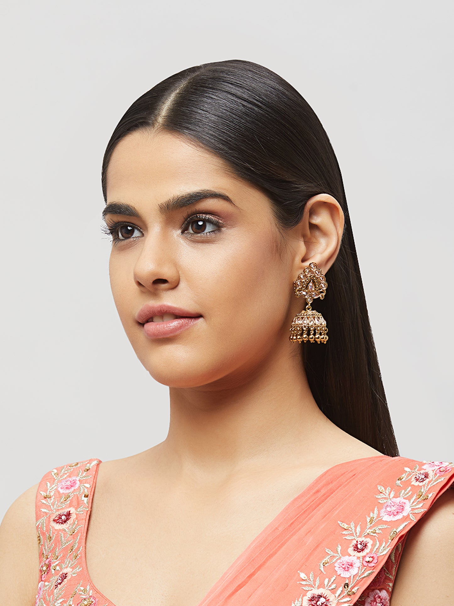 Kundan Jhumka Earring ERD5