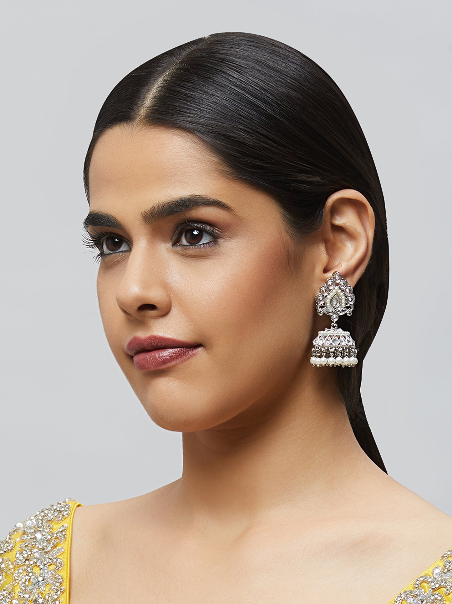 Kundan Jhumka Earring ERD5