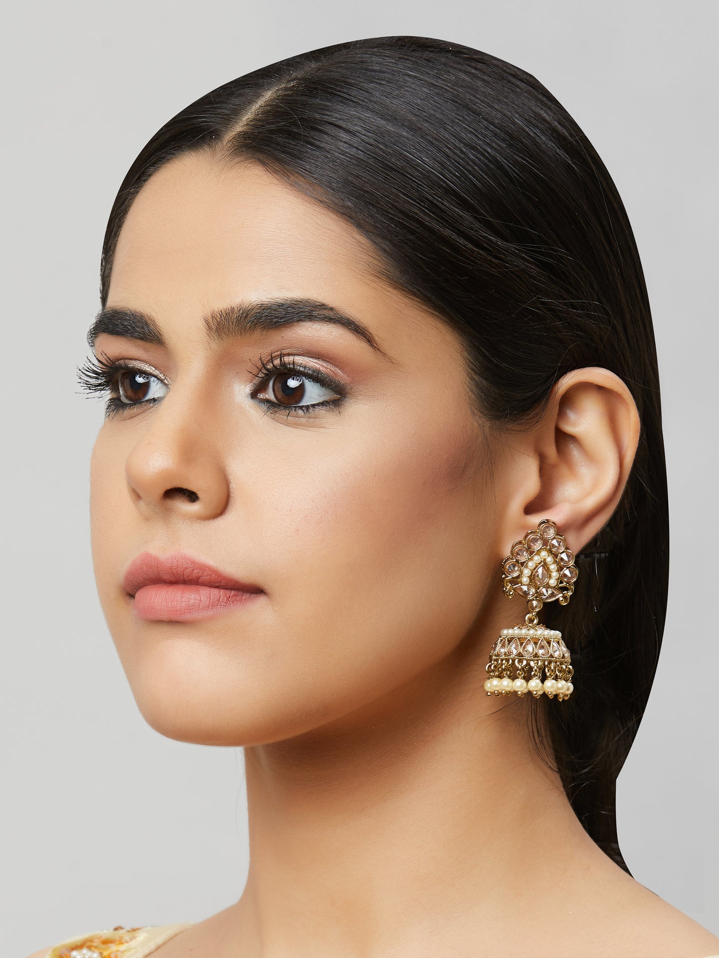 Kundan Jhumka Earring ERD5