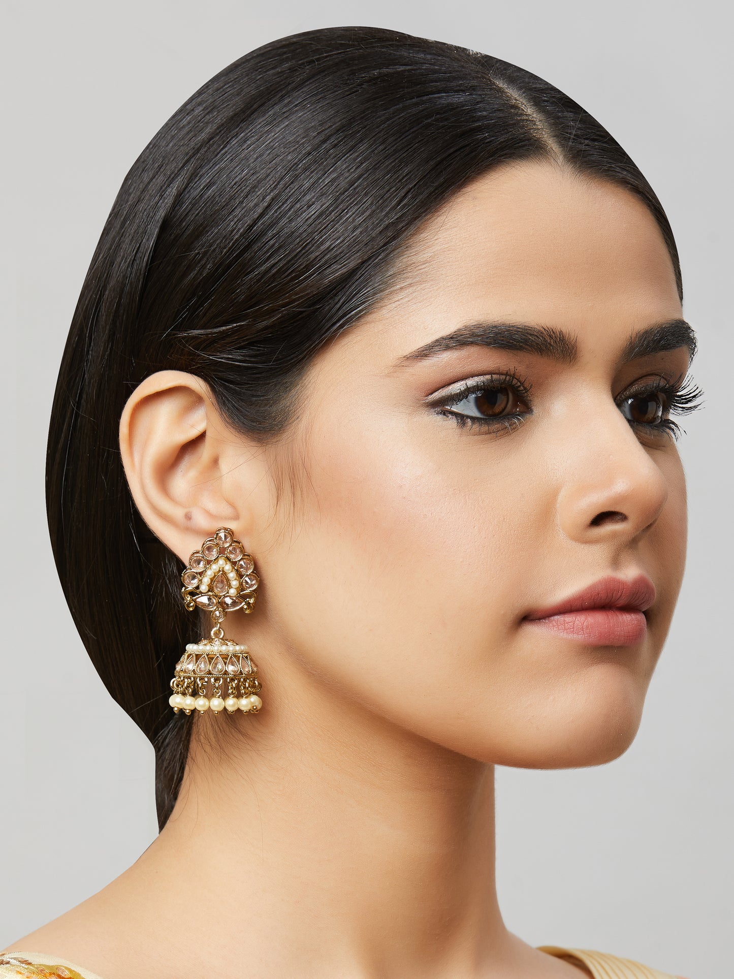 Kundan Jhumka Earring ERD5