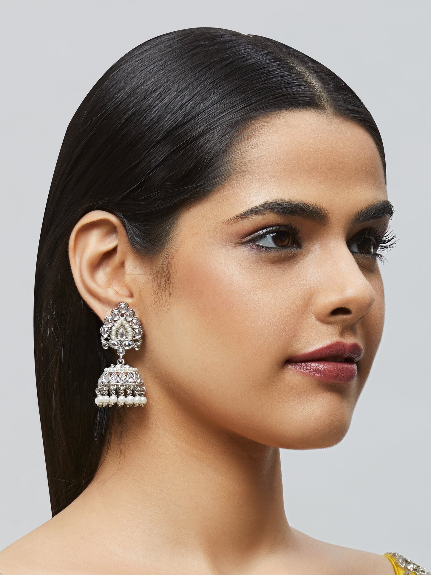 Kundan Jhumka Earring ERD5