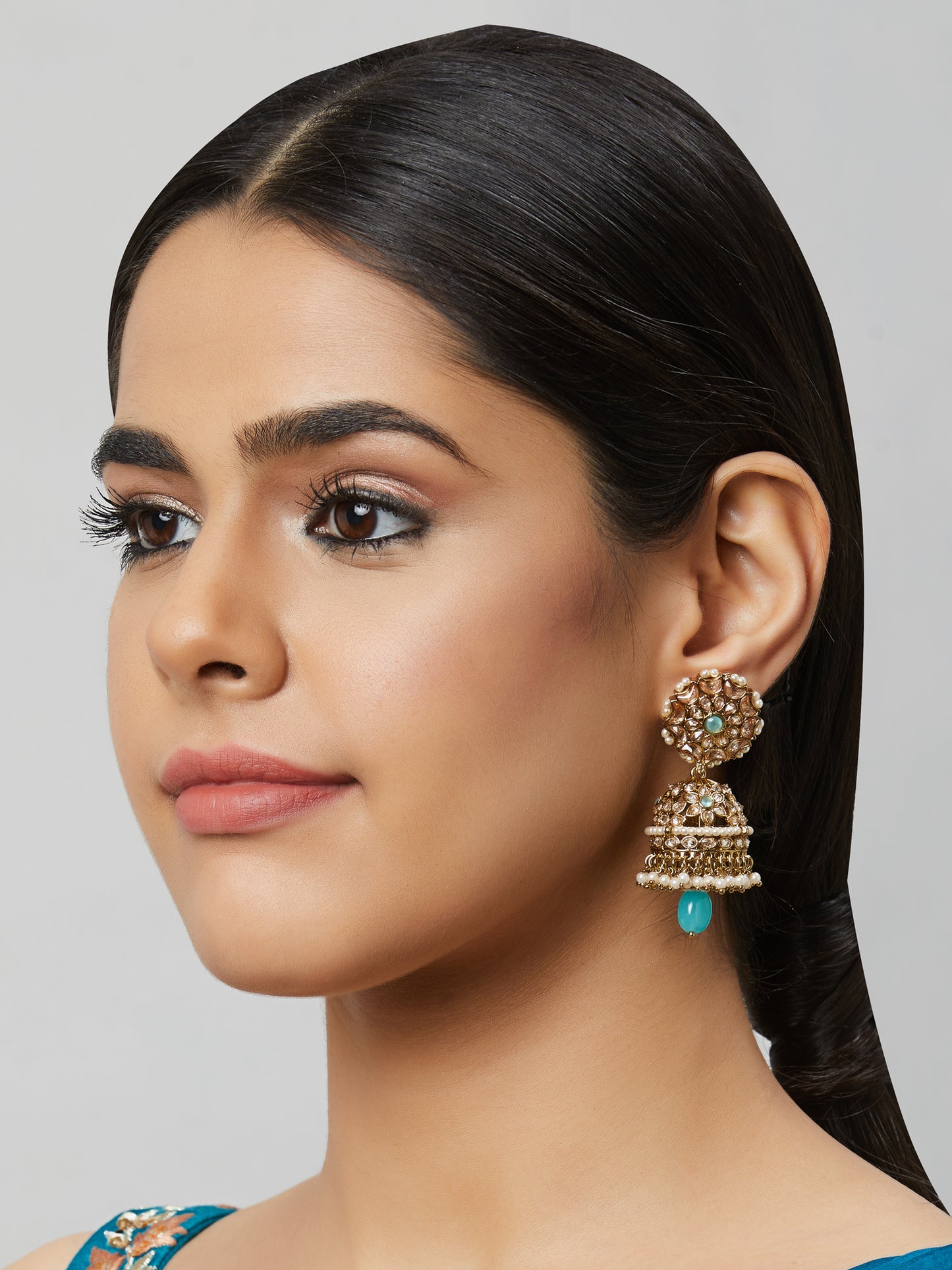 Kundan Jhumka Earring ERD8