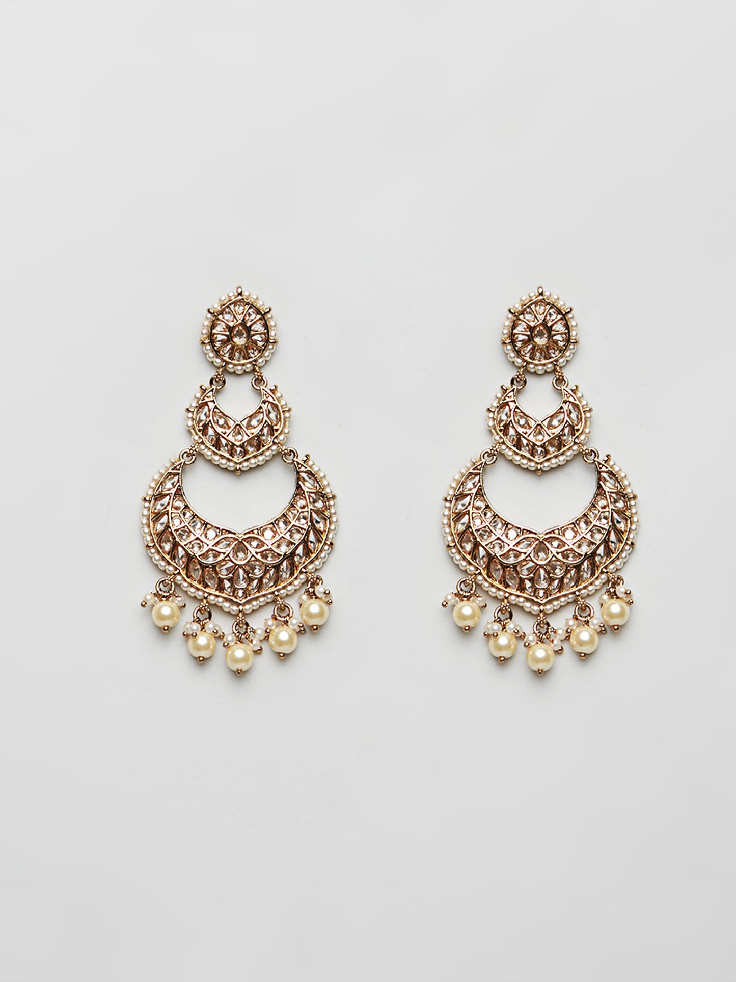 Kundan Pearl Earring ERD9