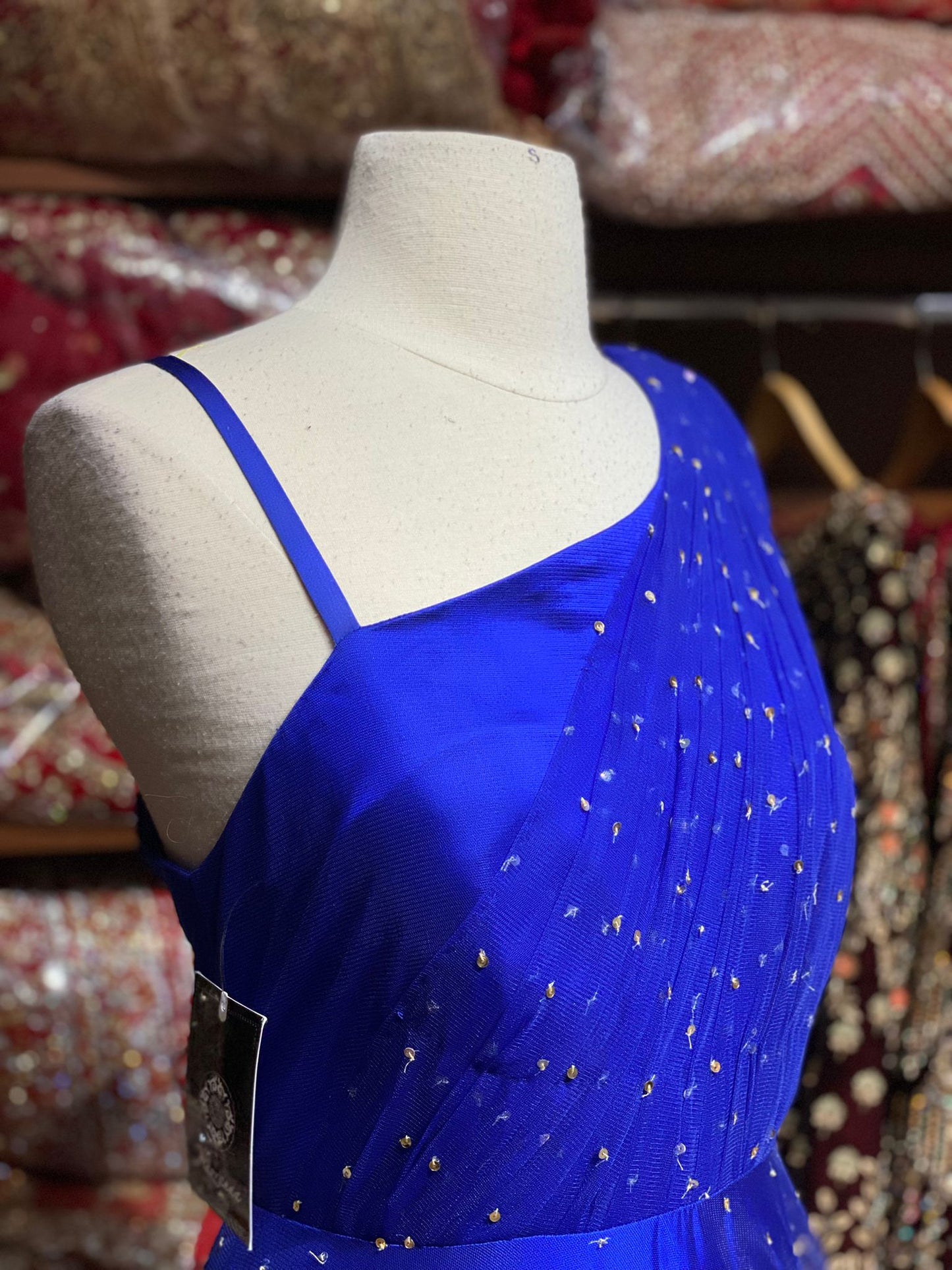 Sparkle Royal Blue Special Edition Gown PWG-001