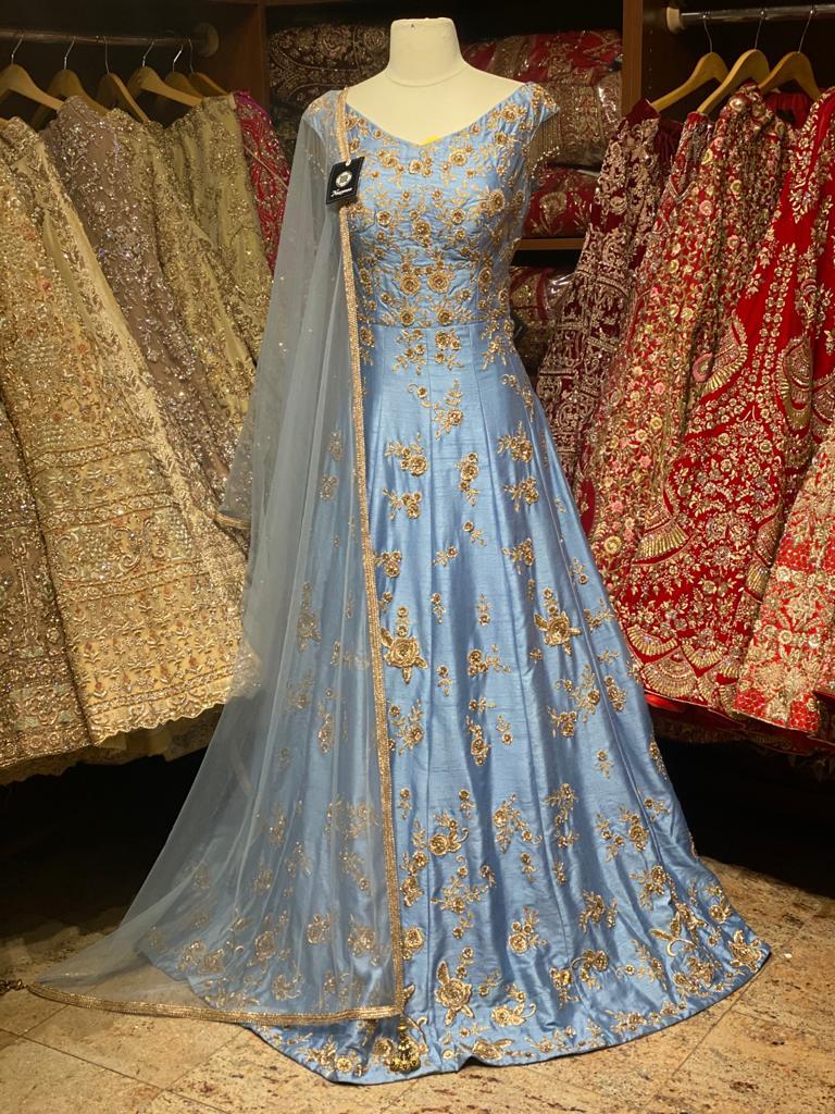 Maya Blue Size 38 Anarkali