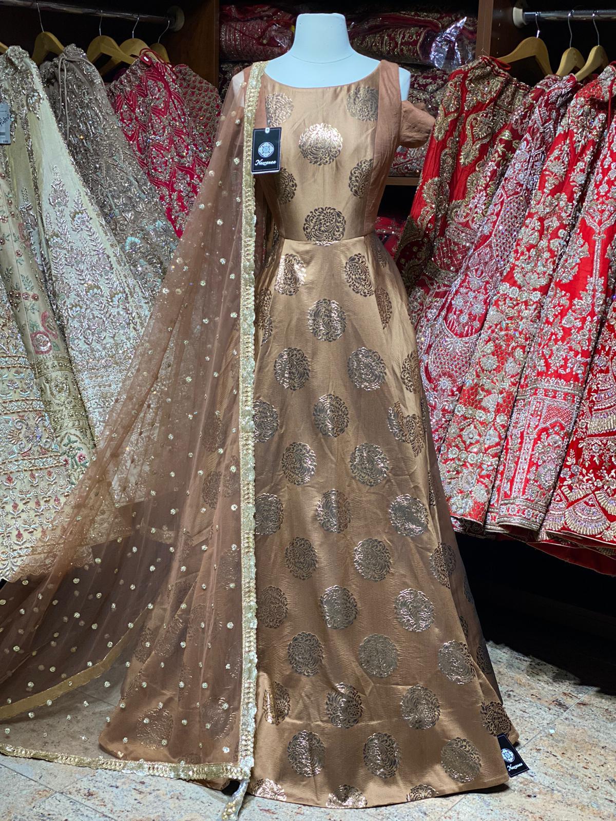 Gold Size 38 Anarkali