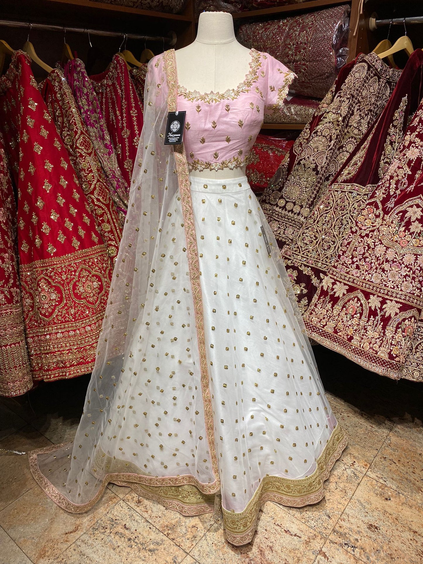 Jasmine White New Era Party Wear Collection PWL-446