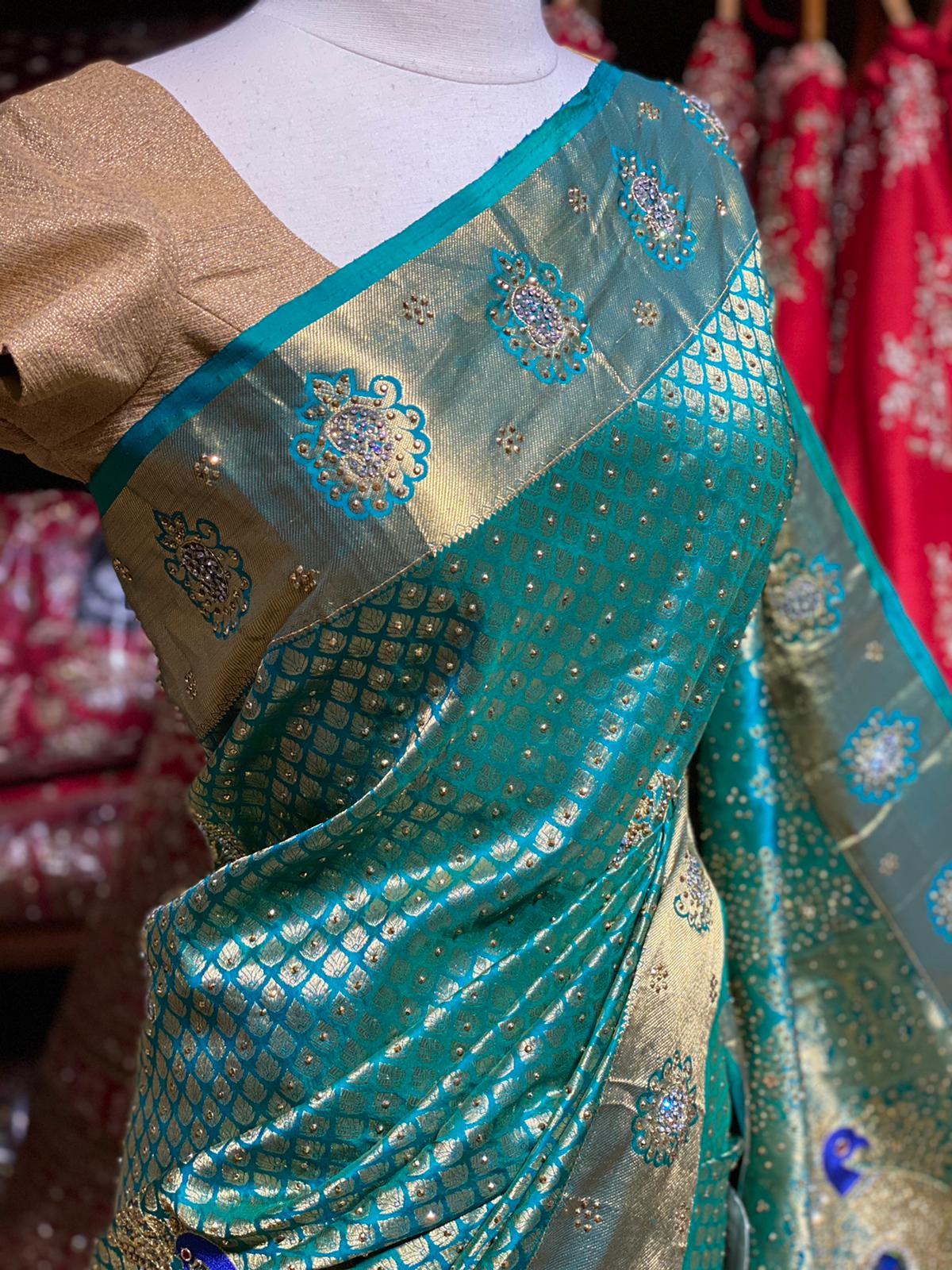 Pure Silk Kanjeevaram Manthrakodi