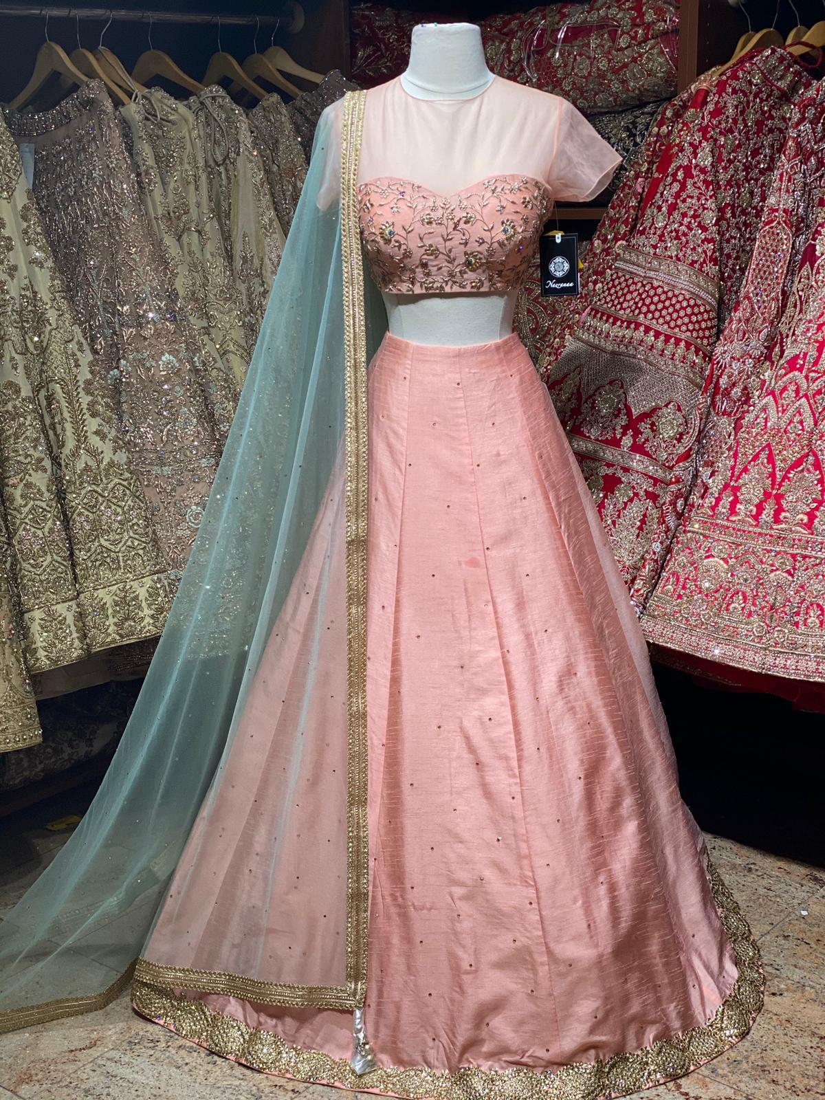 Petal Pink bridesmaids Lehenga BML-009