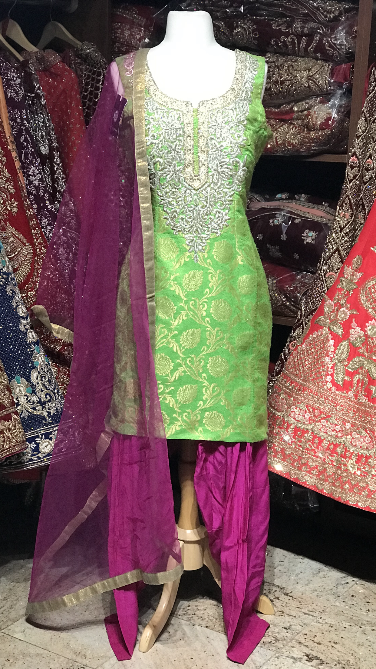Buy in Bulk readymade Patiala Suit wholesale online in Surat