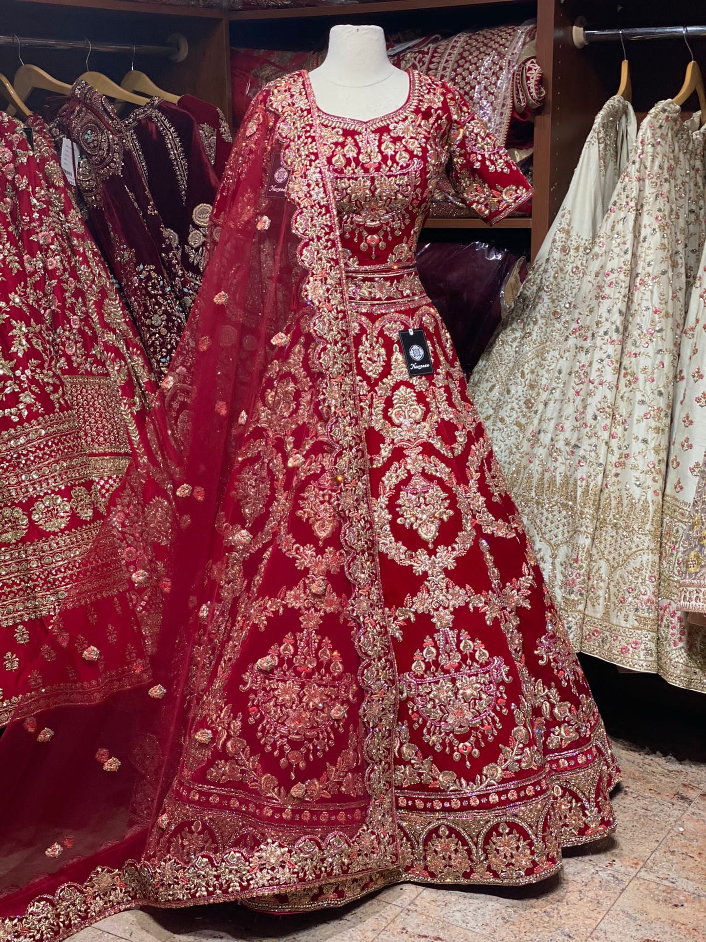 Ruby Red Persian Bridal Collection- 26