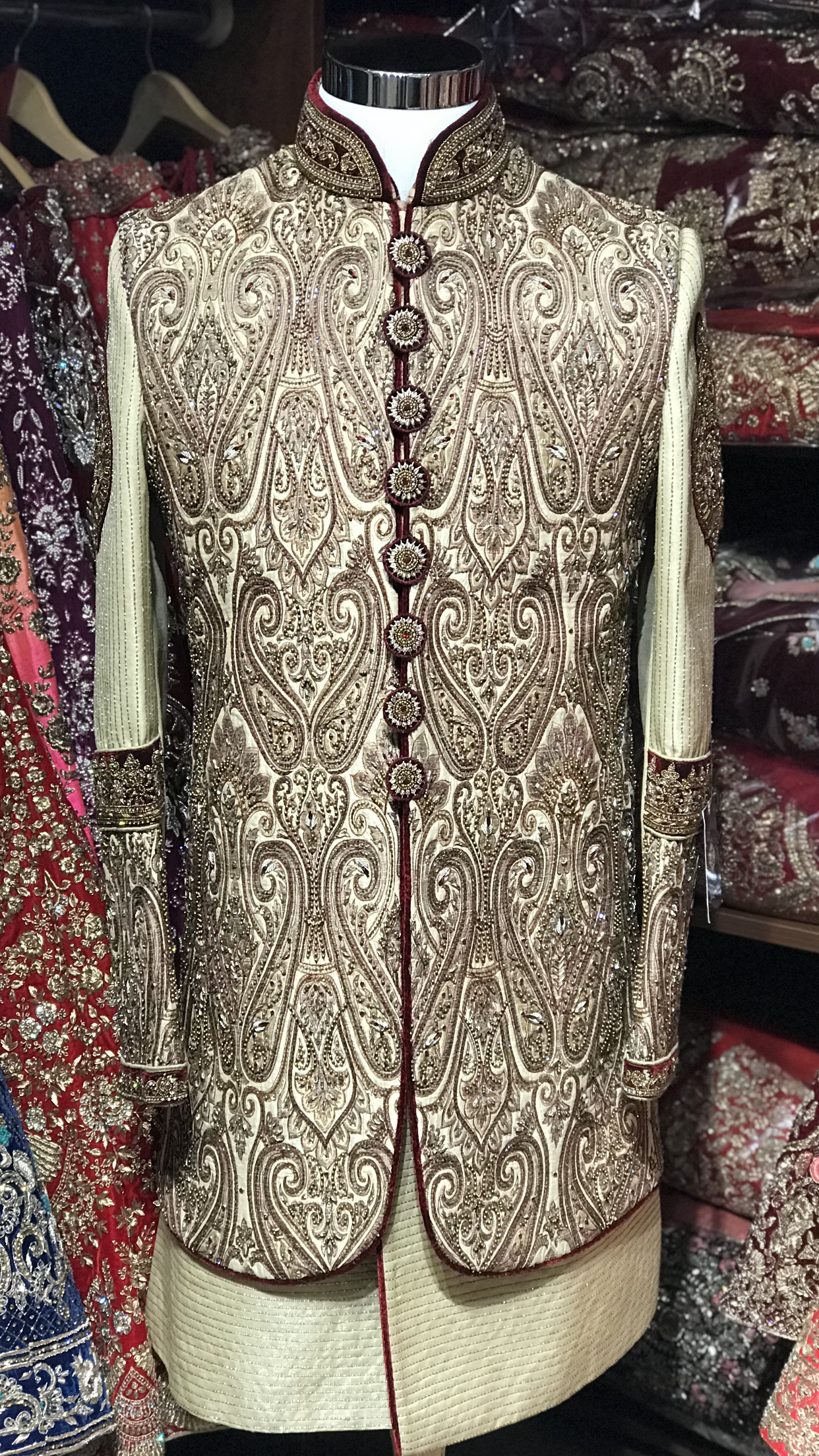 Double Layer Sherwani