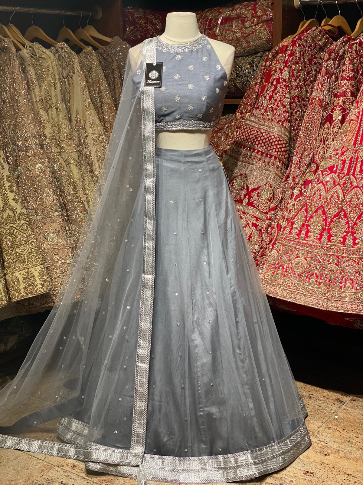 Dolphin Grey Bridesmaids Lehenga BML-007