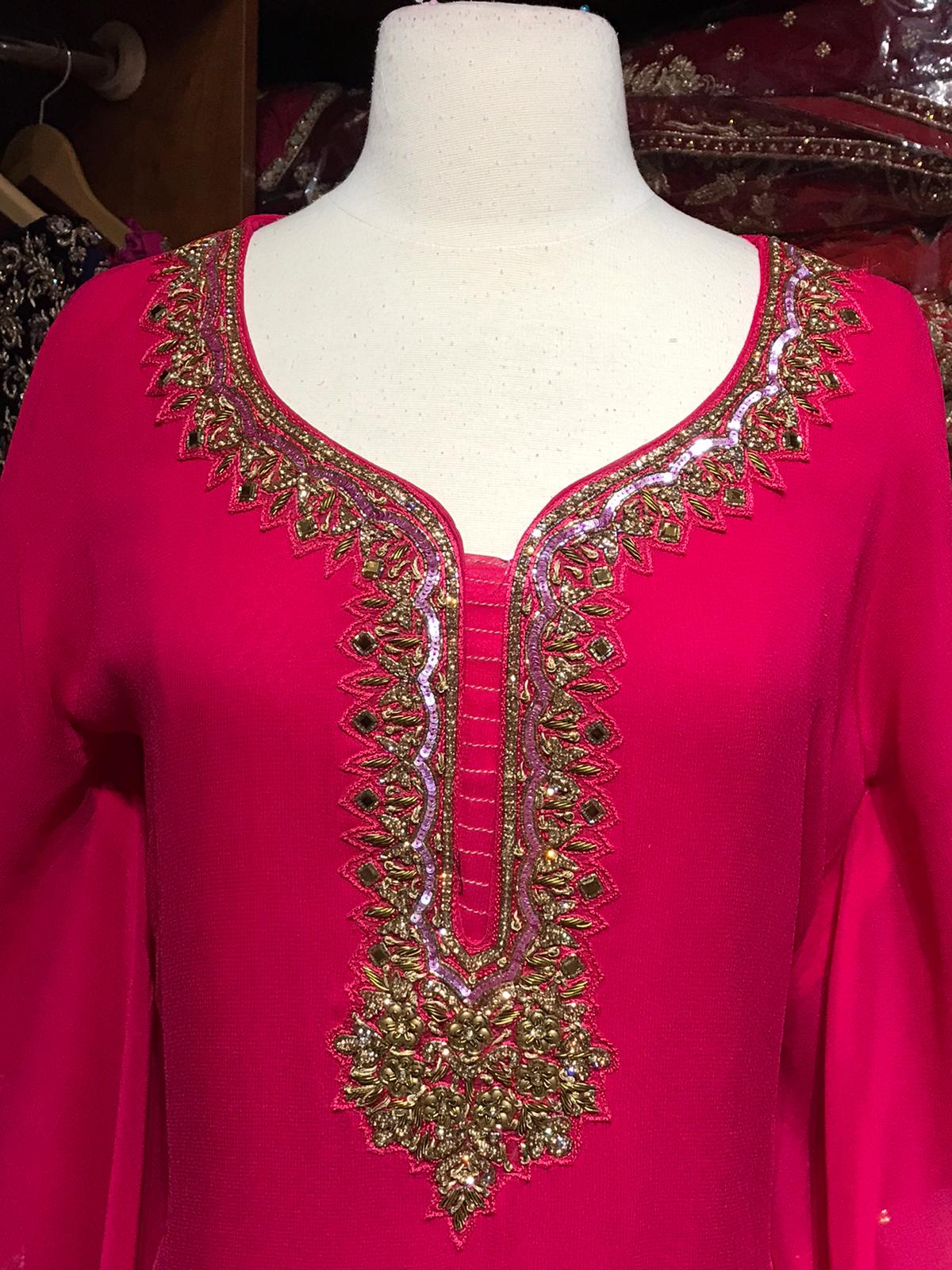 Solid Colored Kaftan W/Lining D101A