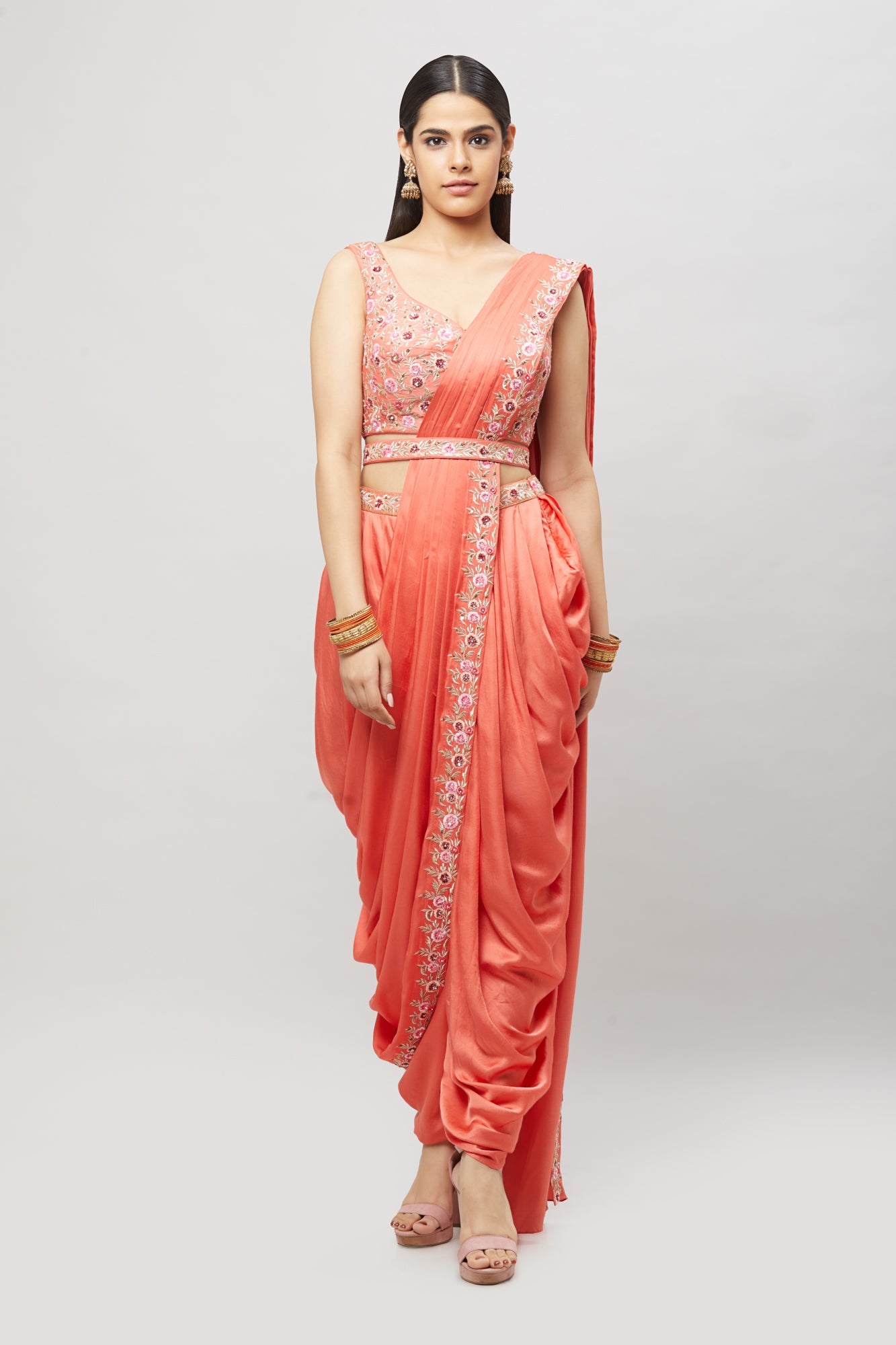 Ready Dhoti Saree RSD7