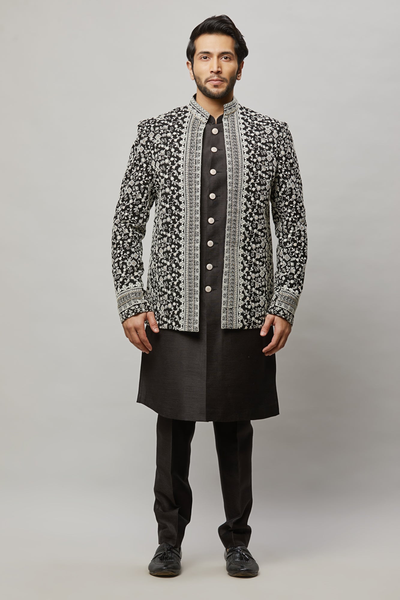 Mens Open Jacket Sherwani SWD8/9