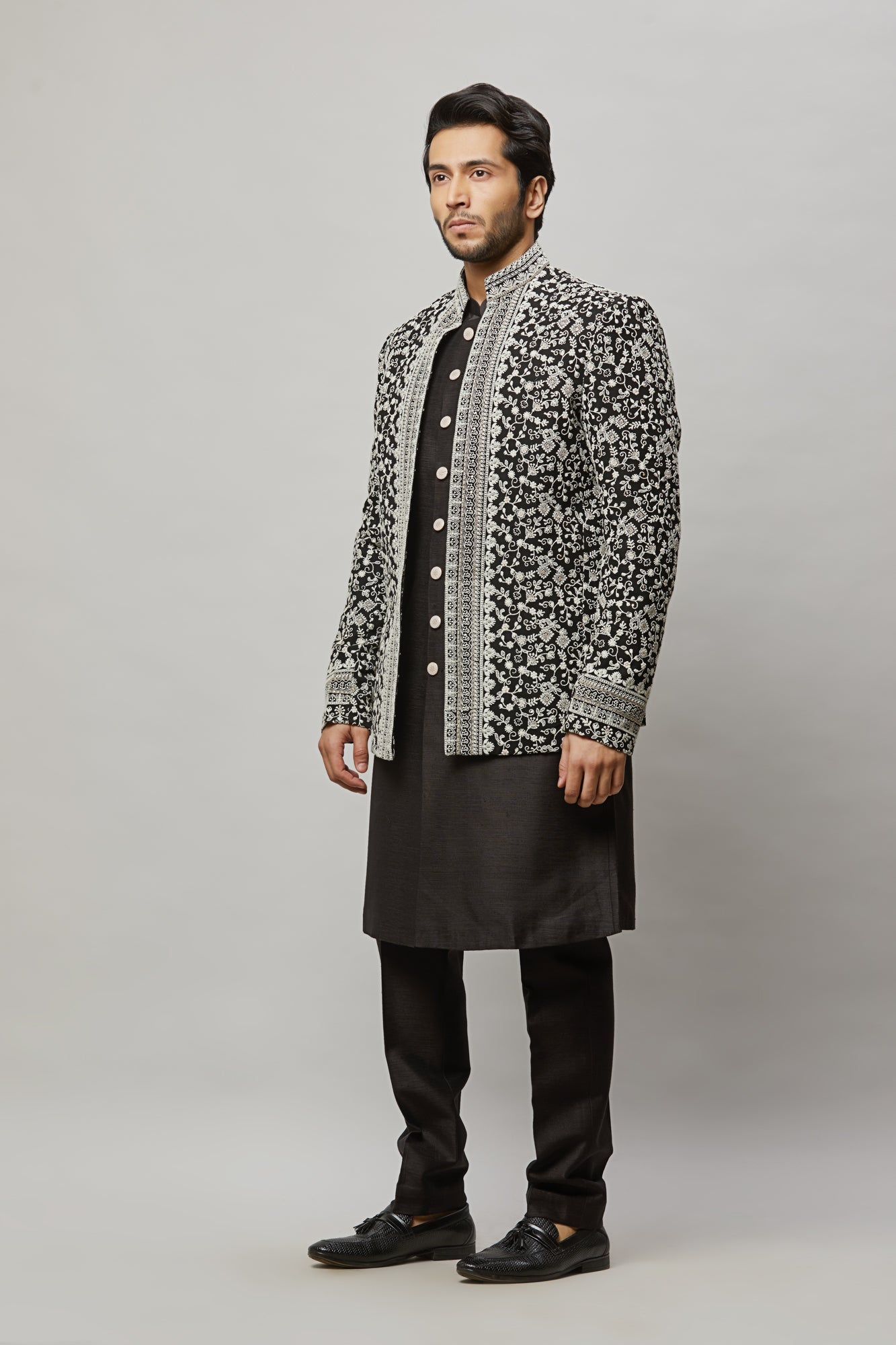 Mens Open Jacket Sherwani SWD8/9