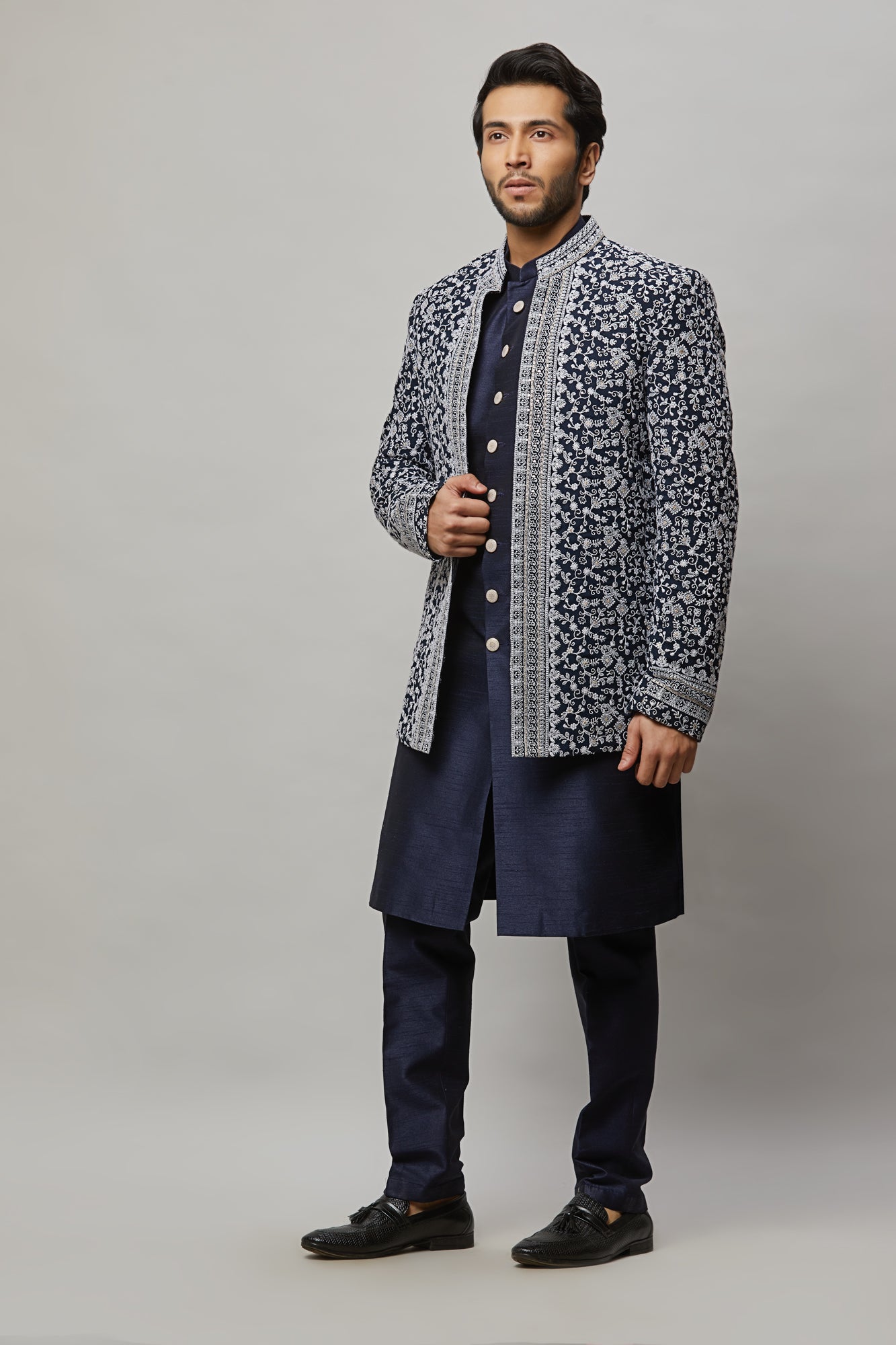 Mens Open Jacket Sherwani SWD8/9