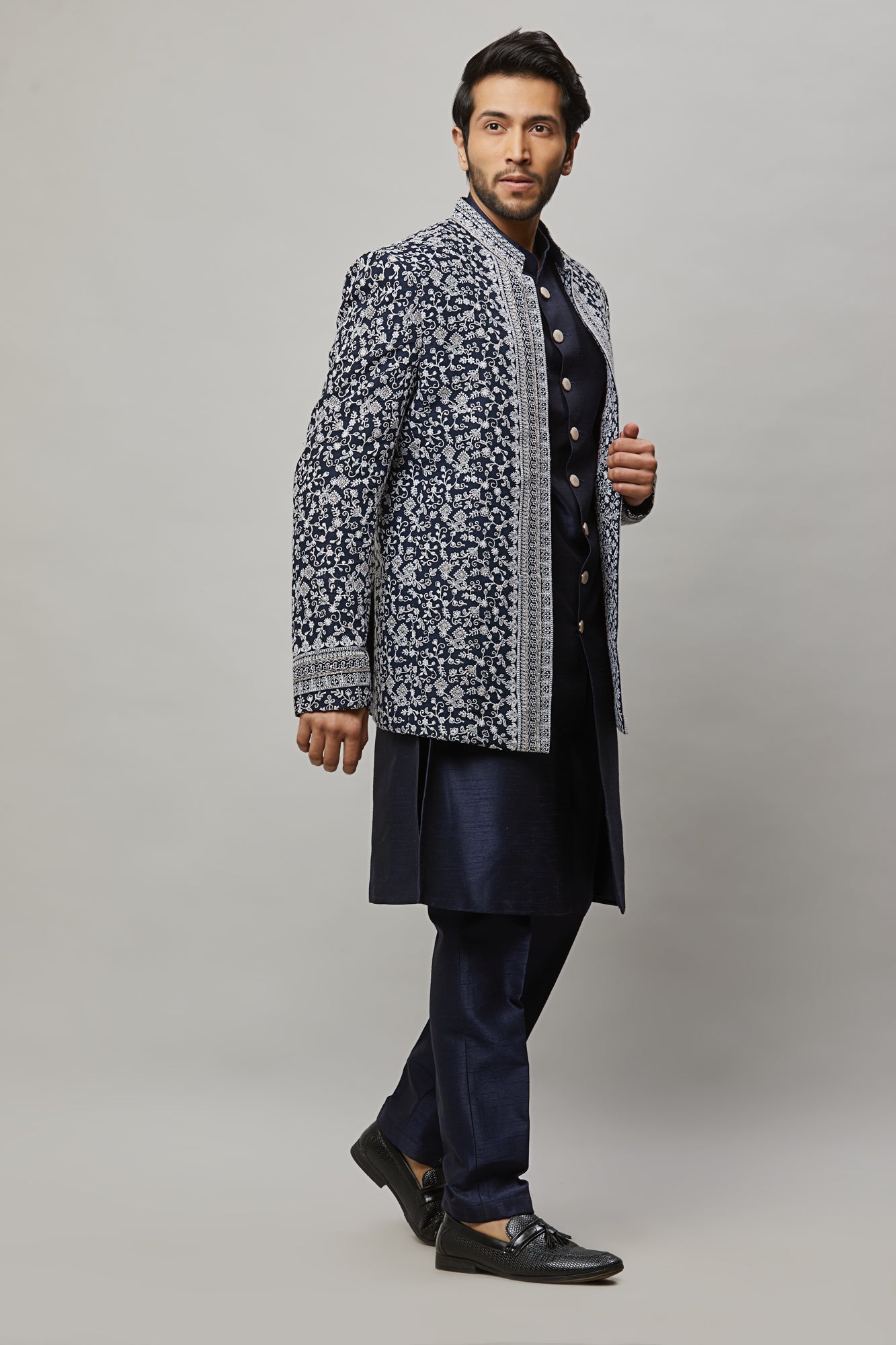 Mens Open Jacket Sherwani SWD8/9