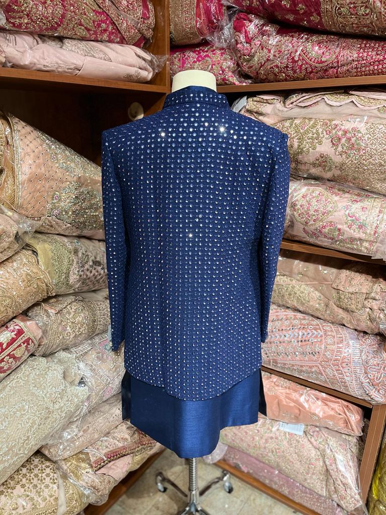 open jacket sherwani D-011