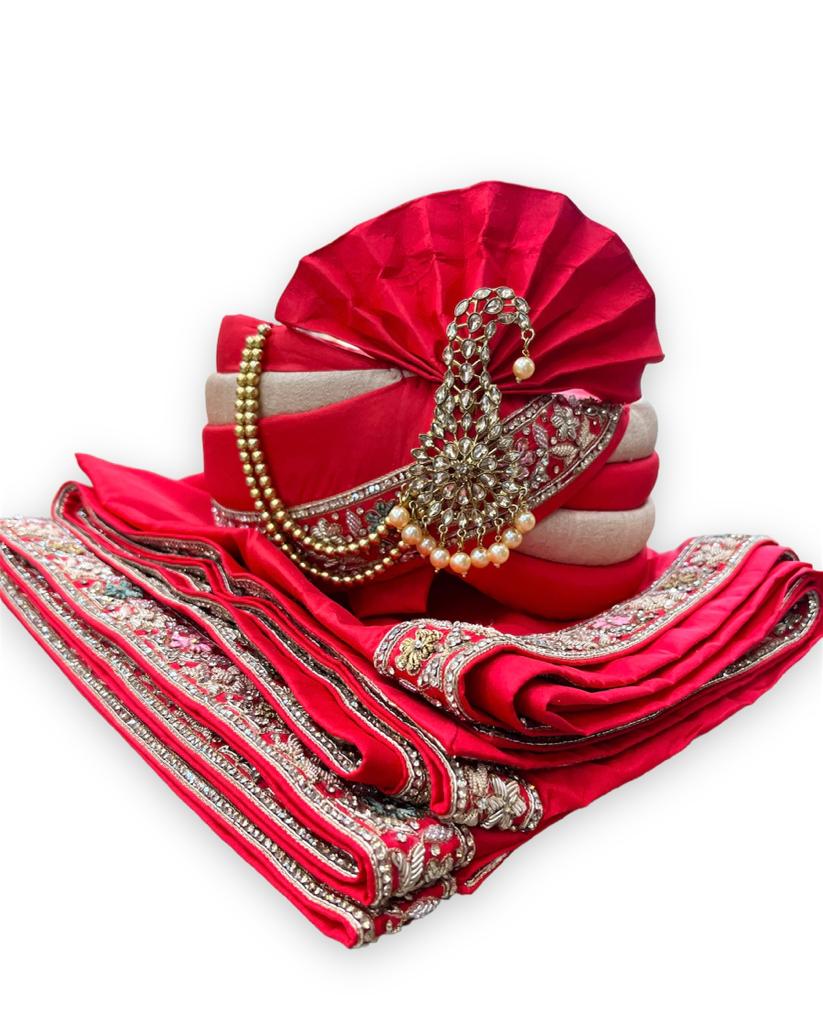 Mens Safa Dupatta Set -D4