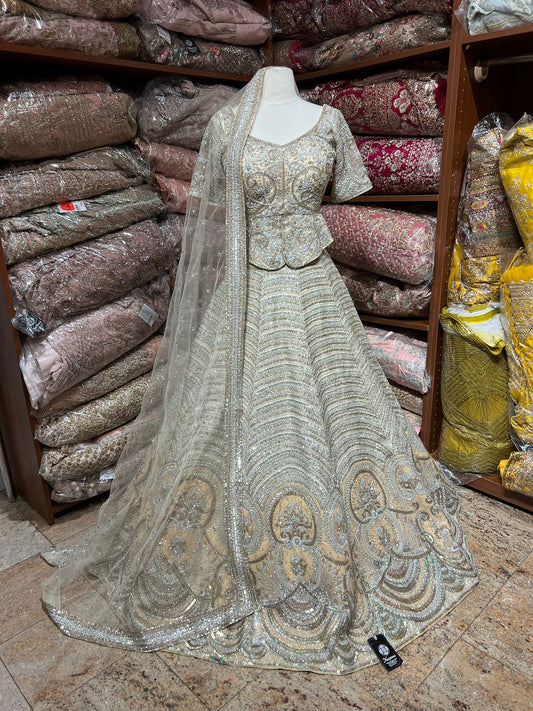 Champagne Bridal Lehenga BL-011