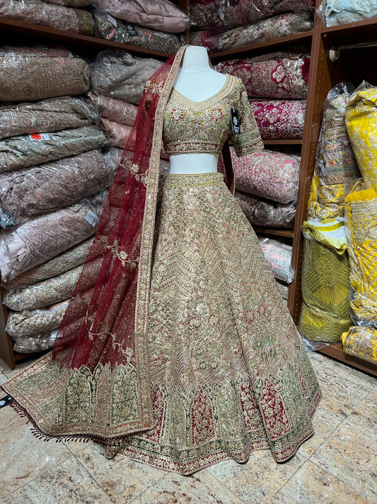 Crystal Bridal Lehenga BL-020