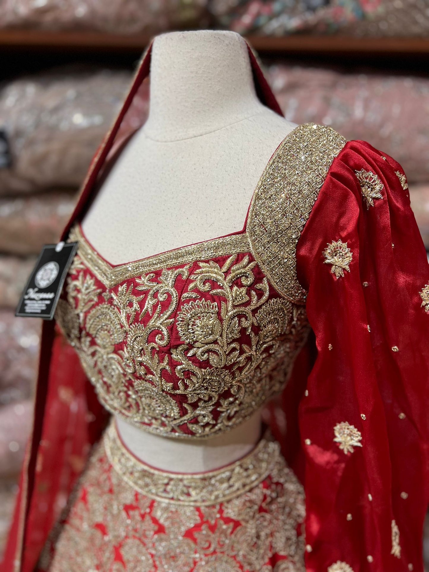 FireBrick Bridal Lehenga BL-037