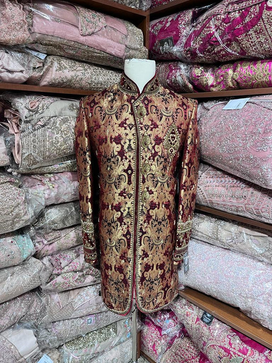 Mens Sherwani-D079