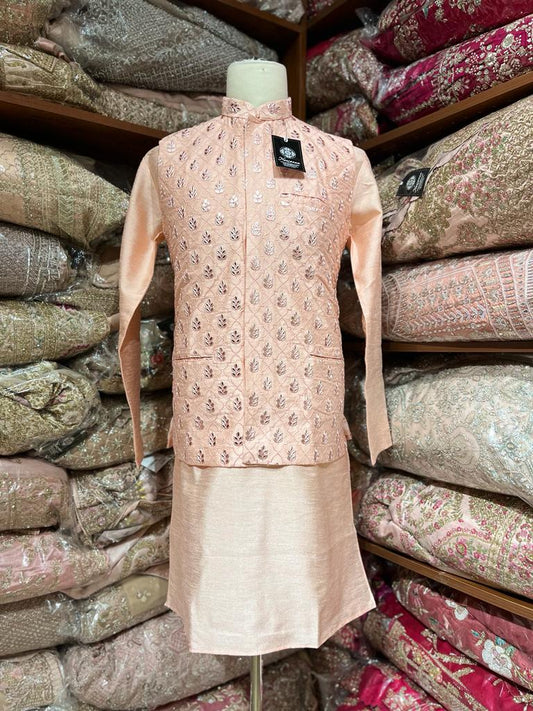 Mens Kurta Vest Set D-009