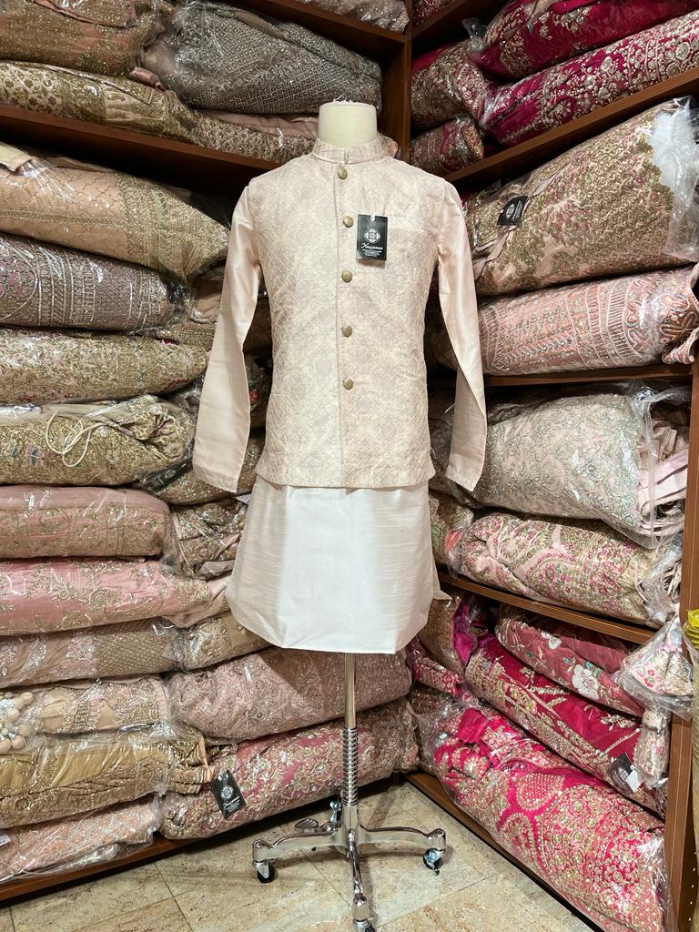 Mens Kurta Vest Set D-010