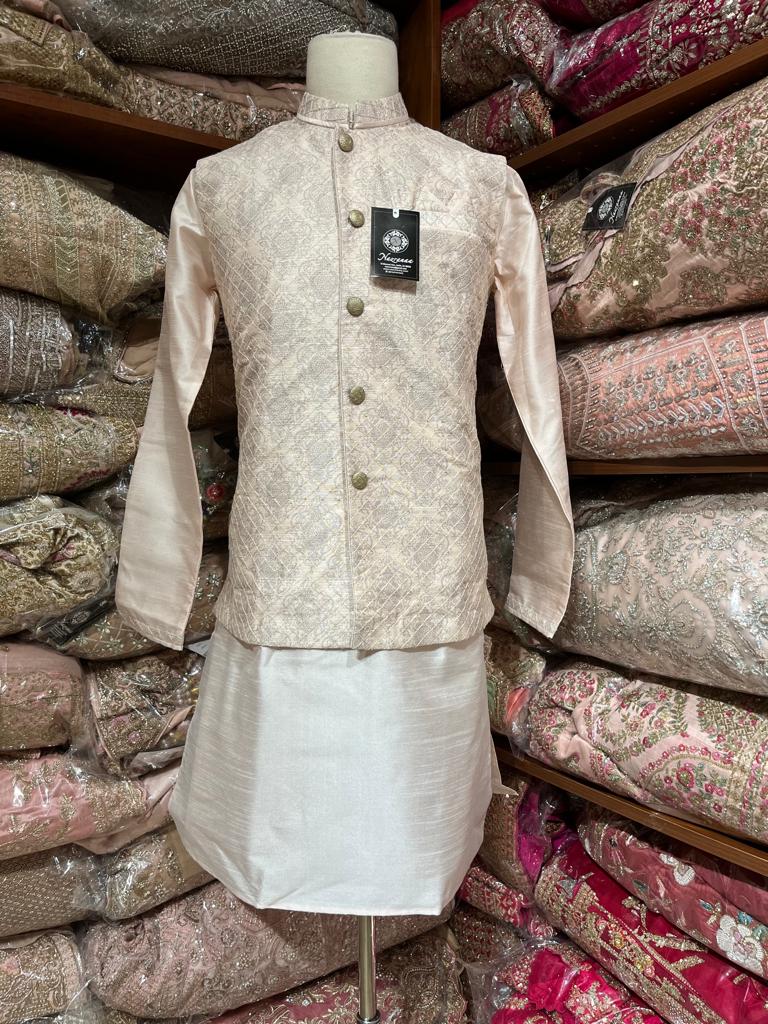 Mens Kurta Vest Set D-010