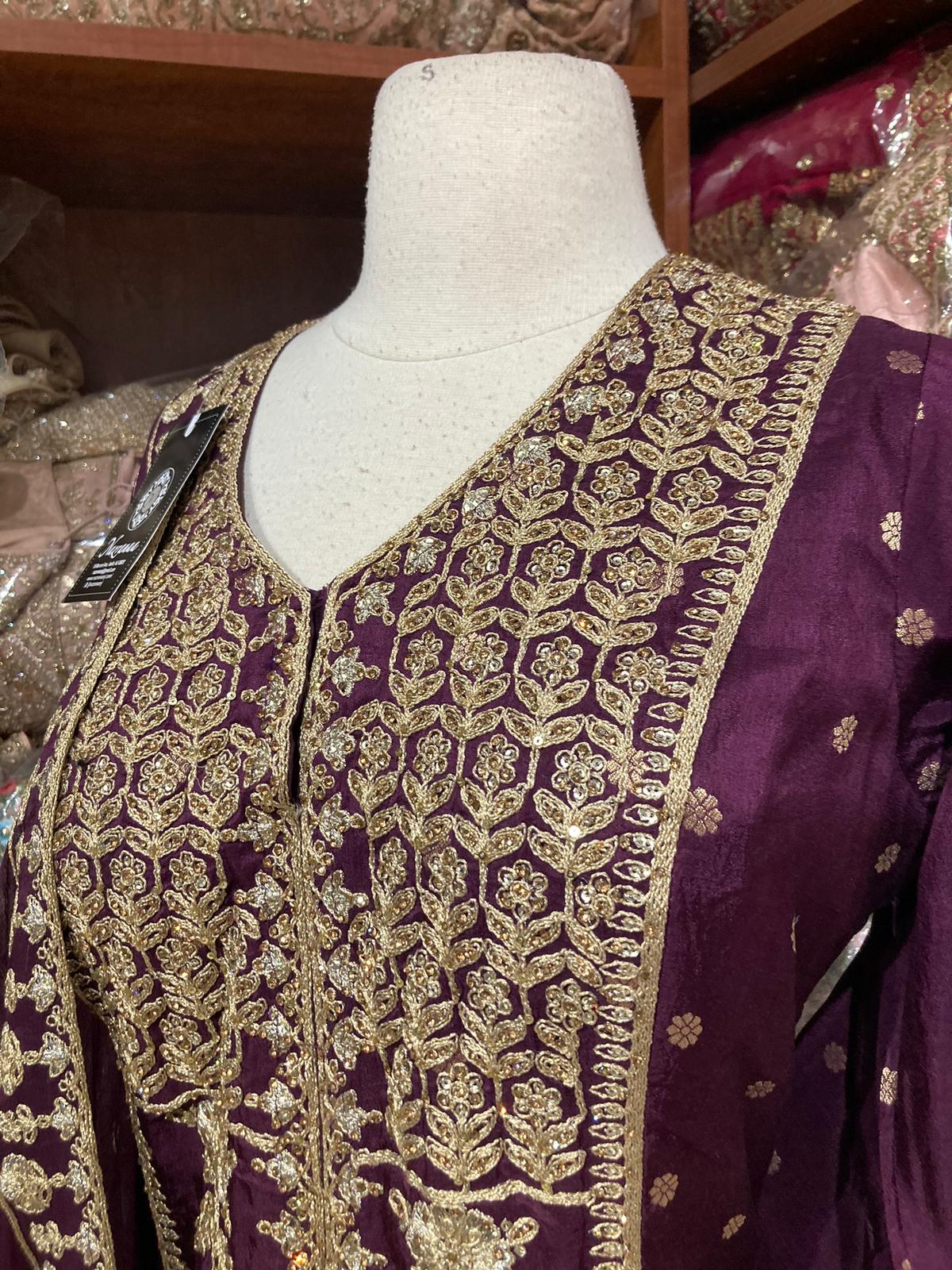 Purple Party Wear Suit Collection PWS-222