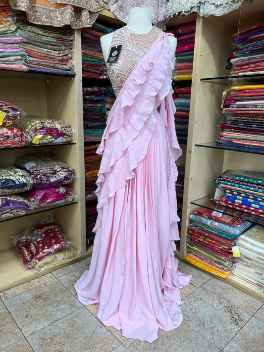 Pre-Stitched Saree W/ Readymade Blouse D-001