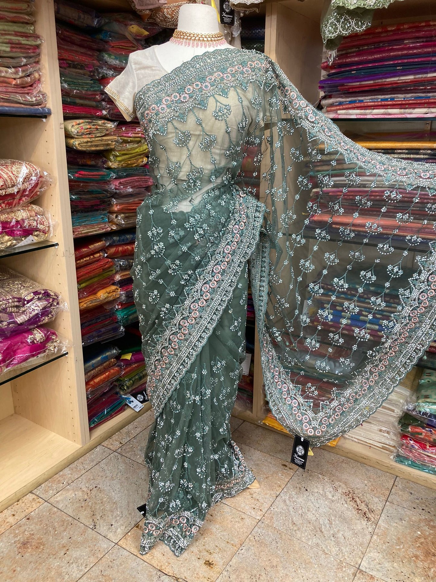 Party Wear Saree D-094