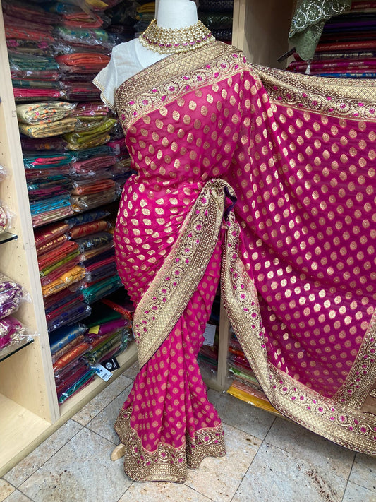 Party Wear Saree D-090