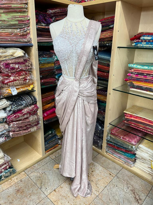 Pre-Stitched Saree W/ Readymade Blouse - D011
