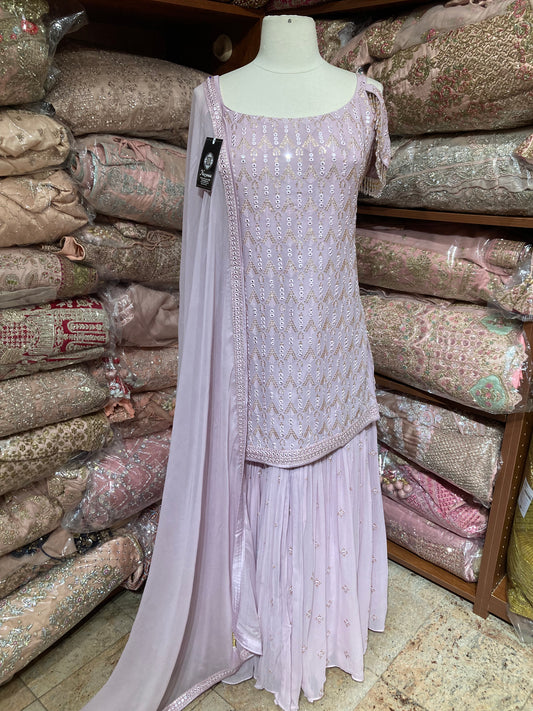 Dusky Pink Party Wear Collection PWS- 240